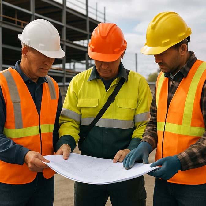 contractors safety no faces showing